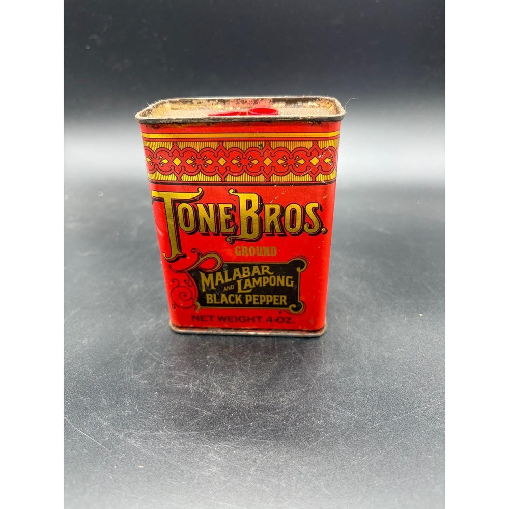 Vintage Tone's Malabar & Lampong Black Pepper Tin